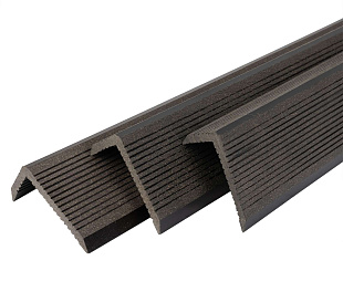 Уголок торцевой Harvex 35х70х3000мм антрацит