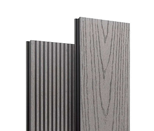 Доска террасная полимерная Harvex Magnus 27х139х4000мм серый дым